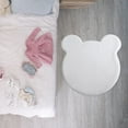 thumbnail image 4 of Alfombra súper suave con diseño de osito adorable - Tapete decorativo antideslizante, alfombras esponjosas para el piso, tapetes de área blanco, 4 of 9