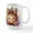 White, variant on CafePress - Halloween Pumpkin Leopard Print - 15 oz Ceramic Large White Novelty Mug