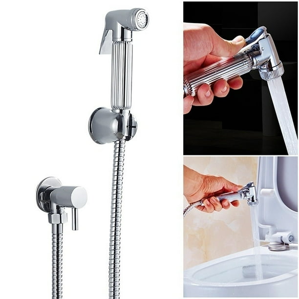 Willstar Toilet Bidet Shattaf Douche Spray Chrome Hygienic Shower Head
