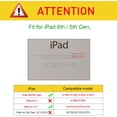 thumbnail image 2 of Mignova iPad 9.7 Inch Case, Lightweight Slim Fit PU Leather Folio Flip Smart Stand Wallet Case Multi-Angle Viewing Folio Cover for iPad 9.7 5th/6th Gen 2017 2018 A1822 A1823 A1893 A1954 (Brown), 2 of 7