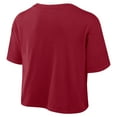 thumbnail image 3 of Women's Nike Crimson Alabama Crimson Tide Power Pursuit Athletic Prep Arch Performance Cropped T-Shirt, 3 of 5
