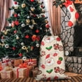 thumbnail image 4 of Christmas Sack – 28" X 20" Canvas Gift Bag with Drawstring, Full Print Polyester Santa Sack, Durable Reusable Xmas Gift Bag for Holiday, Party & Storage, 4 of 5