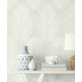 thumbnail image 5 of Seabrook Designs Sea Salt Palm Silhouette Prepasted Wallpaper, 5 of 7
