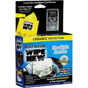 Rust-Oleum HDLCAL Wipe New Headlight Restore, 0.5 FL OZ