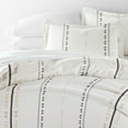 thumbnail image 3 of Duvet Covert Set - Ultra Soft - Natural Clay Geometric Line for Queen Size Bedding by Comfort Canopy, 3 of 15
