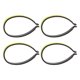 thumbnail image 3 of 2Pair Bike Trouser Clips Lightweight Bike Trouser Clips with Reflective Bands for Night Rides, 3 of 5