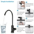 thumbnail image 7 of Besdor Reverse Osmosis Faucet, RO Faucet, Drinking Water Faucet for Kitchen Sink, Non-Air Gap Water Filter Faucet, 360-degree Rotation, Lead-Free, 304 Stainless Steel, Matte Black, 7 of 7