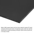 thumbnail image 4 of ABS Plastic Sheet 7 Inch x 4 Inch x 0.2 Inch ABS Styrene Sheets for Building Model Crafts Panel Black 3 Pcs, 4 of 6