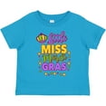 thumbnail image 3 of Inktastic Little Miss Mardi Gras with Crown and Dots Girls Toddler T-Shirt, 3 of 5