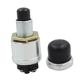 thumbnail image 3 of Miulika 2xEngine Start Push Button Weatherproof Heavy Duty Accessories 12V / 24V Momentary Start Switch Replacement for Car RV Tractor ATV Marine , Black, 4 4 Pcs, 3 of 8