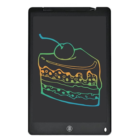 TFixolLCD Writing Tablet 12 Inch Color Screen with Stylus Drawing Writing Taking Notes Leaving Messages for Toddlers Boys Girls & Adults Black