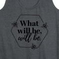 thumbnail image 3 of Instant Message - What Will Be Will Be - Women's Racerback Tank Top, 3 of 6
