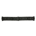 thumbnail image 2 of Metal Watch Strap, Delicated 20mm Double Button Watch Strap  For Work Silver,Black, 2 of 8