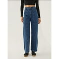 thumbnail image 4 of Wide Leg Jeans with Stitch Detail, 4 of 7