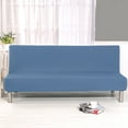 thumbnail image 2 of Solid Color Sofa Cover With Elastic Straps ThickenedCouch Cover Furniture Protector For Living Room, 2 of 9