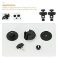 thumbnail image 4 of FRCOLOR 2Pcs Portable Microphone Arm Clips Black for Live Broadcast and Tripod Accessories, 4 of 6