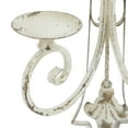 thumbnail image 5 of DecMode 5"W, 24"H Metal French Country Wall Sconce, White, 1-Piece, 5 of 9