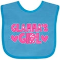 thumbnail image 3 of Inktastic Glamma's Girl Girls Baby Bib, 3 of 4