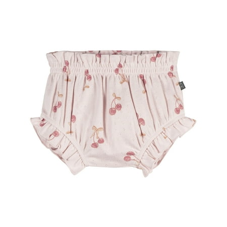 Modern Moments by Gerber Baby Girl Organic Smocked Bloomer Short, Sizes 0/3 Months - 24 Months