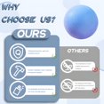 thumbnail image 4 of BESTSKY 2 Pcs Massage Ball,2.36in Lacrosse Ball Massage Ball Therapy,Sweatproof Foot Massage Ball,Blue, 4 of 7
