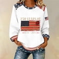 thumbnail image 2 of Kaondbfi 250th Anniversary USA T Shirts for Women Fashion American Flag Patriotic Pullover Tops Womens Casual Loose Shackets, 2 of 5