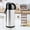 Stainless steel color, variant on Ratrabas Upgraded Airpot Coffee Carafe with Double Pump, Stainless Steel Drink Dispenser for Hot/Cold Beverage with Lazy Susan Base, Coffee Termos Para Cafe for Hot Cocoa for Parties
