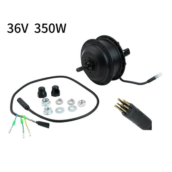qiya Wheel Hub Motor Electric Bike Motor 36 350W Brushless E-bike Motor Rear hub 9pin