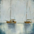thumbnail image 3 of Novak, Rick 20x20 Black Modern Framed Museum Art Print Titled - Boats II, 3 of 5
