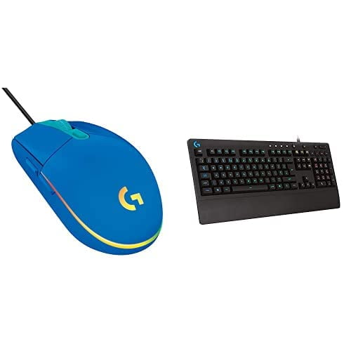 Logitech G203 Wired Gaming Mouse + G213 Prodigy Gaming Keyboard Bundle - Blue