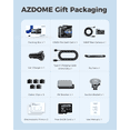 thumbnail image 3 of AZDOME Dash Cam GS63H Pro 4K+1080P Dual-channel Record 2.4'' IPS Screen GPS WiFi 6 APP 130° FOV Car DVR 24H Parking Monitor, 3 of 5