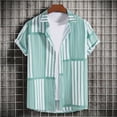 thumbnail image 3 of Cameland Chemise Décontractée à Manches Courtes Style Vacances Hawaïennes pour Hommes, 3 of 9