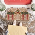 thumbnail image 4 of Festive Holiday Shaped Floor Mat for Christmas Decorations and Photo Backgrounds Welcome Home Celebration, 4 of 6