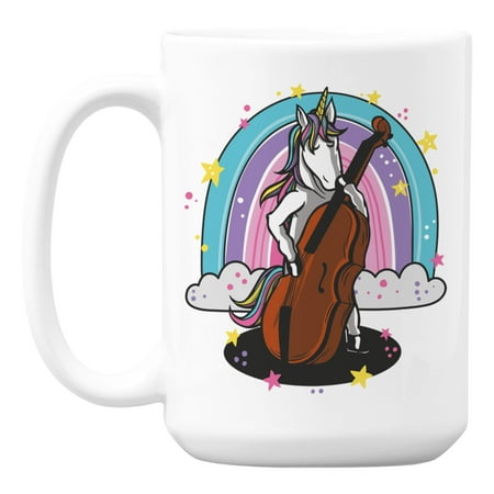 

Unicorn Cellist Coffee & Tea Mug for a Cello Player or Musician (15oz)