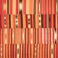 thumbnail image 1 of Ahgly Company Indoor Square Patchwork Orange Transitional Area Rugs, 8' Square, 1 of 1