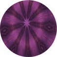 thumbnail image 1 of Ahgly Company Indoor Square Patterned Pink Plum Purple Area Rugs, 3' Square, 1 of 6