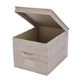 thumbnail image 2 of Cubo Home Trends de Tela con Tapa y Asas para Almacenamiento, 2 of 4