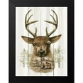 thumbnail image 2 of Wargo, Ed 19x24 Black Modern Framed Museum Art Print Titled - Deer Wilderness Portrait, 2 of 5