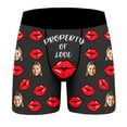 thumbnail image 5 of KHONTS Personalized Boxers for Men Husband Boyfriend Funny Boxers for Men Valentine's Day Birthday for Him 03-Black L, 5 of 8