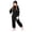 Black, variant on Snow Suit for Kids Winter Windproof Thick Warm One Piece Snowsuits Outdoor Trendy Snowboard Snow Suits 4-13 Years