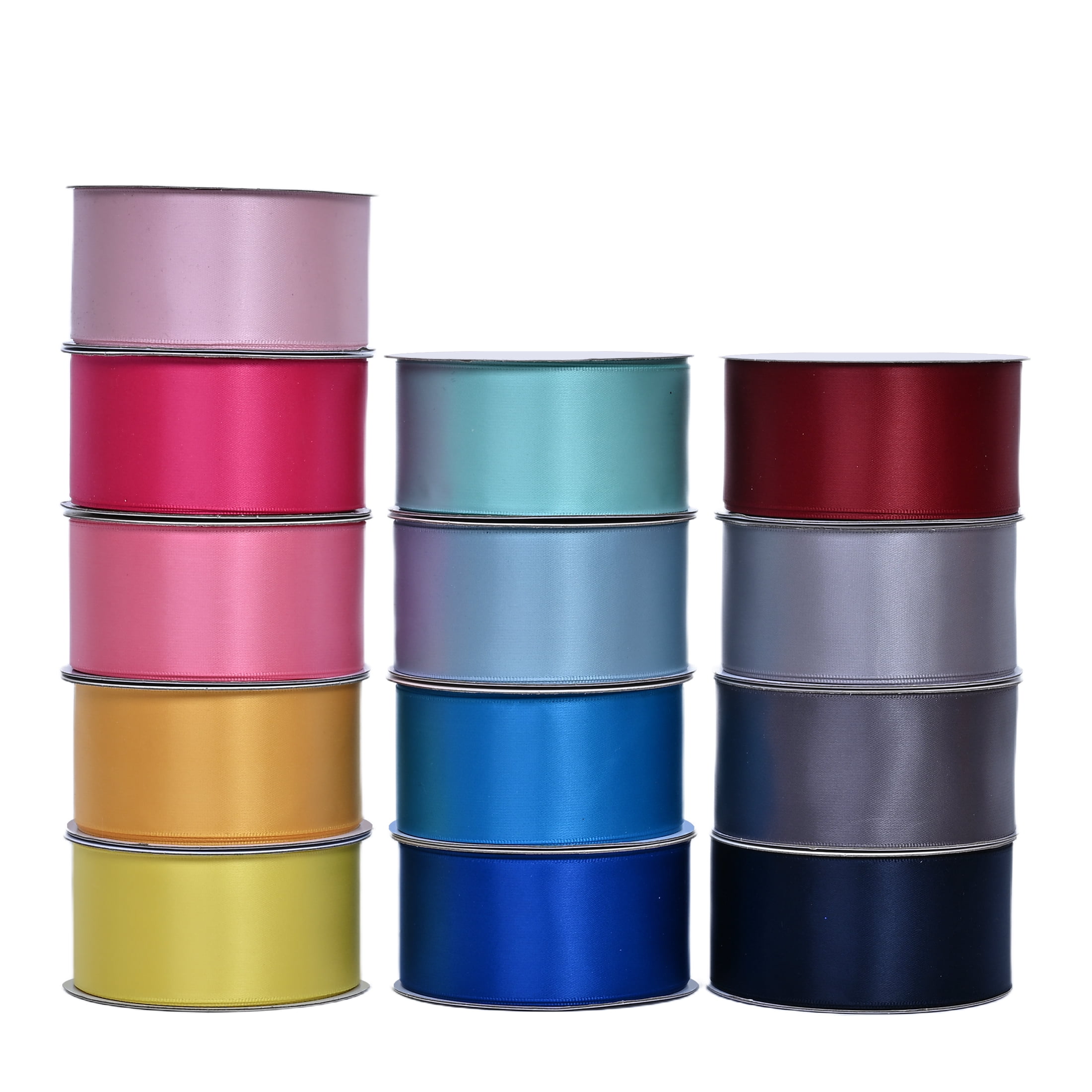 Gwen Studios 1.5" Aqua Satin Ribbon, 4 Yards
