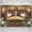 Brown, variant on God Bless Baptism Backdrop First Holy Communion Christening Background Religious Bible Church Events Baby Shower Wedding Party Decoration Banner Photo Booth Props