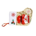 thumbnail image 2 of Medias de Navidad, regalo, bolsa de dulces, cuchara de Navidad, palillo, tenedor, soporte, bolsa de almacenamiento, decoración de árbol de Kits de decoración para fiestas Calcetín muñeco de nieve Toystoory HA001464-05, 2 of 6