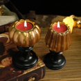 thumbnail image 6 of Vintage Pumpkin Candle Holder for Halloween Decorations, Rustic Table Centerpiece for Fall Decor, Seasonal Scented Candle Stand for Home Party & Holiday Gifts, 1Pack B, 6 of 7