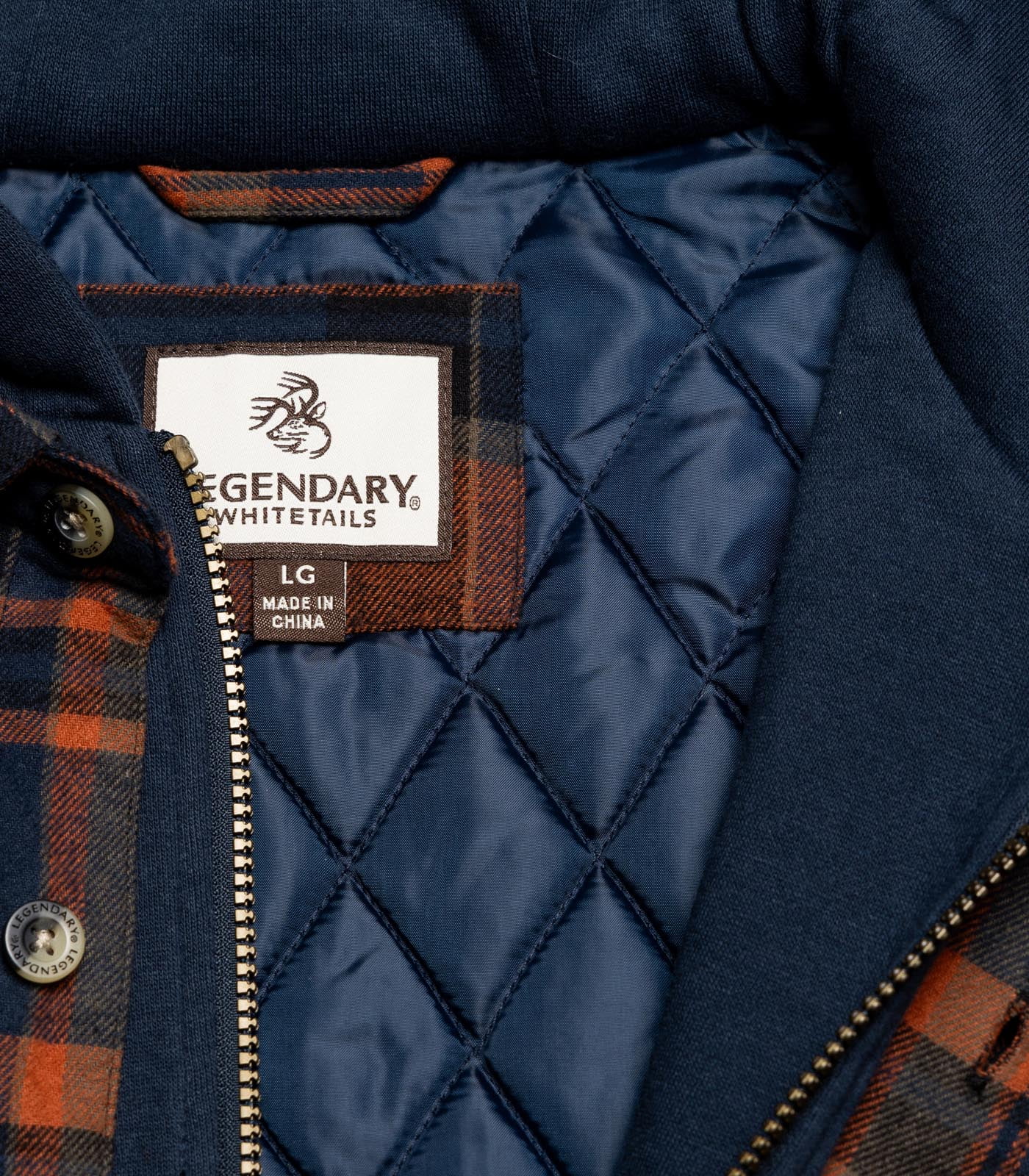 Legendary Whitetails Men's Maplewood Hooded Shirt Jacket