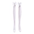 thumbnail image 1 of ITFABS Women Bow Tights, Sheer Stockings Solid Color Over The Knee Socks, 1 of 8