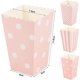 thumbnail image 2 of Caja de palomitas de maíz, bolsa de papel, contenedor de dulces, bolsa de papel para palomitas de maíz, película de cumpleaños, fiesta de carnaval (rosa), 12 Uds., 2 of 5