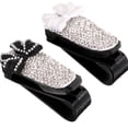 thumbnail image 1 of WORGEOUS Clips para visera de gafas de sol, soporte Universal para gafas, lazo, diamantes de imitación, Clip para visera de coche, 2 uds., 1 of 9