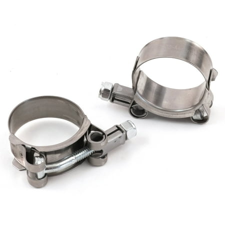 

2 Red Hound Auto Premium 304 Stainless Steel T-Bolt Turbo Silicone Hose Clamps 1.5 Inches 38-44mm
