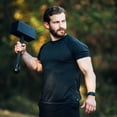 thumbnail image 2 of Titan Fitness Loadable Thor Hammer, 5 LB Unfilled, Workout Hammer Strength Training Gym Equipment, Rotational and Functional Training, Improves Grip and Full Body Workout, 2 of 6