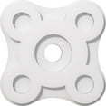 thumbnail image 1 of Ekena Millwork CMP12LA-02000 12 in. OD x 2 in. ID Square Luna Architectural Grade PVC Contemporary Ceiling Medallion, 1 of 1